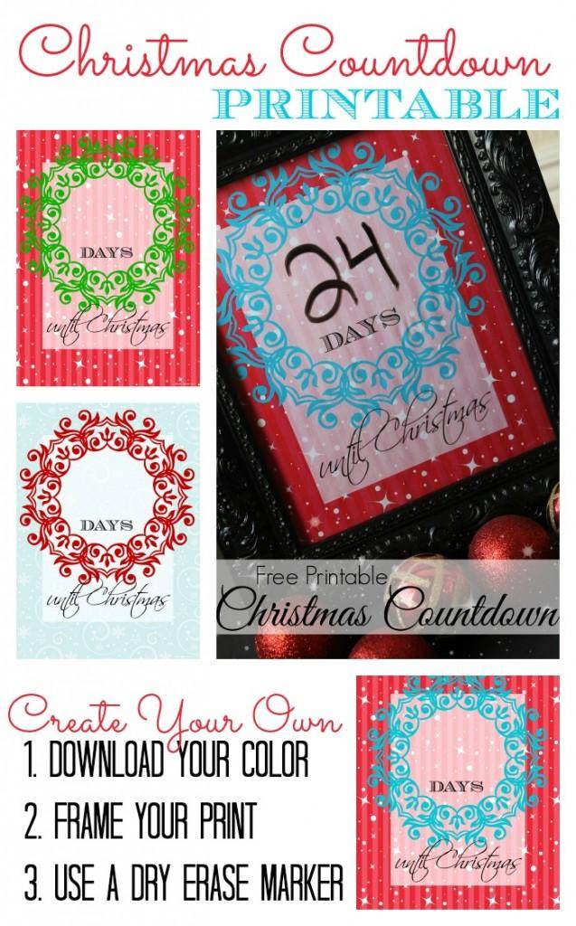 count down to christmas