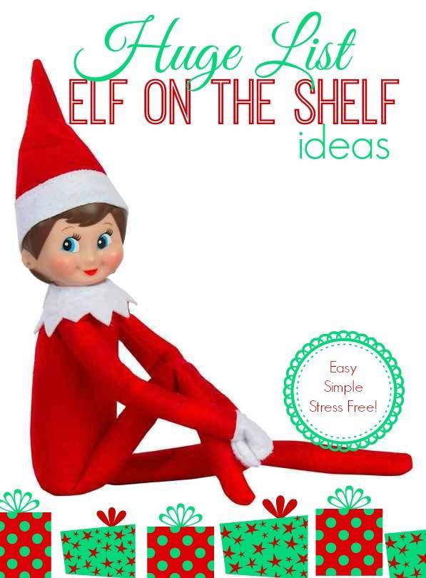 elf on the shelf ideas