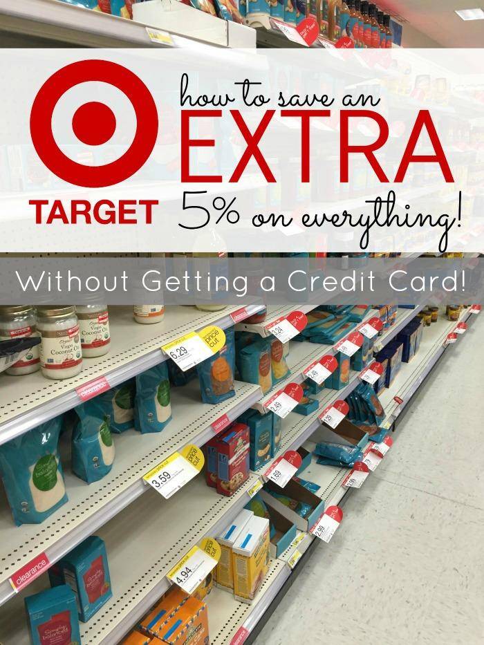 save and extra 5 at target nocc
