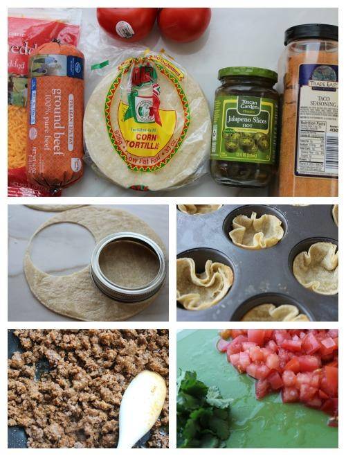 Mini Taco Bowls Recipe Ingredients