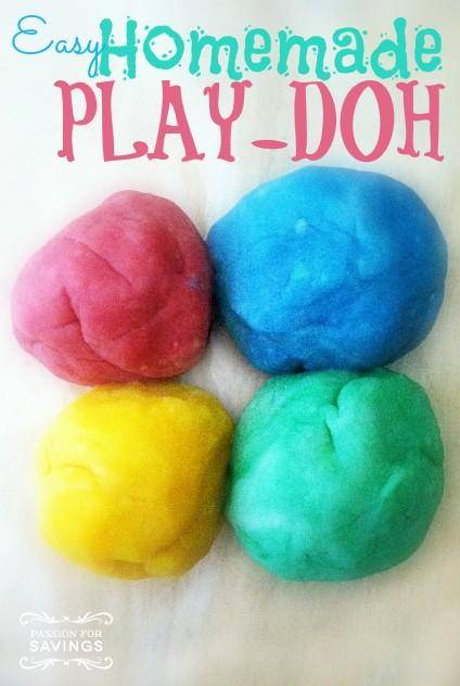 Easy Homemade Play-Doh
