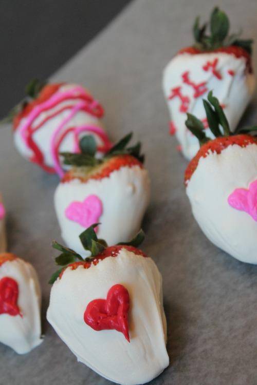 White Chocolate Covered Strawberries