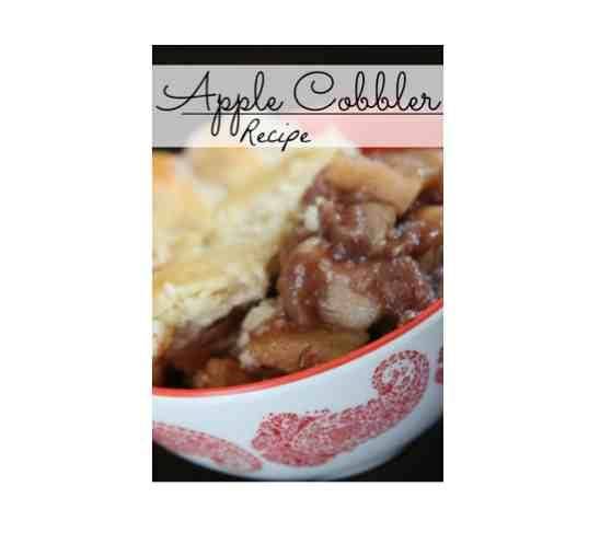 Apple Cobbler Recipe