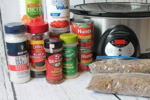 Homemade Spaghetti Sauce Recipe Ingredients