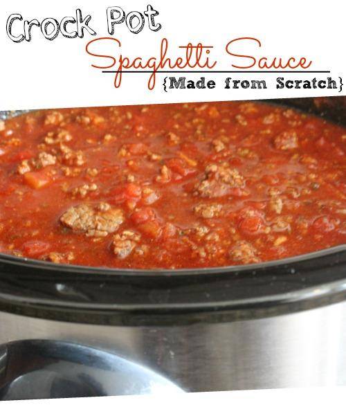 Homemade Spaghetti Sauce Recipe
