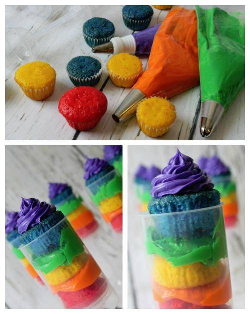 Rainbow Cupcake Push Pops Recipe Pictures