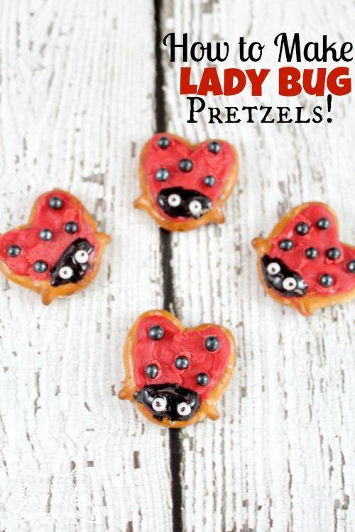 Lady Bug Pretzels Recipe