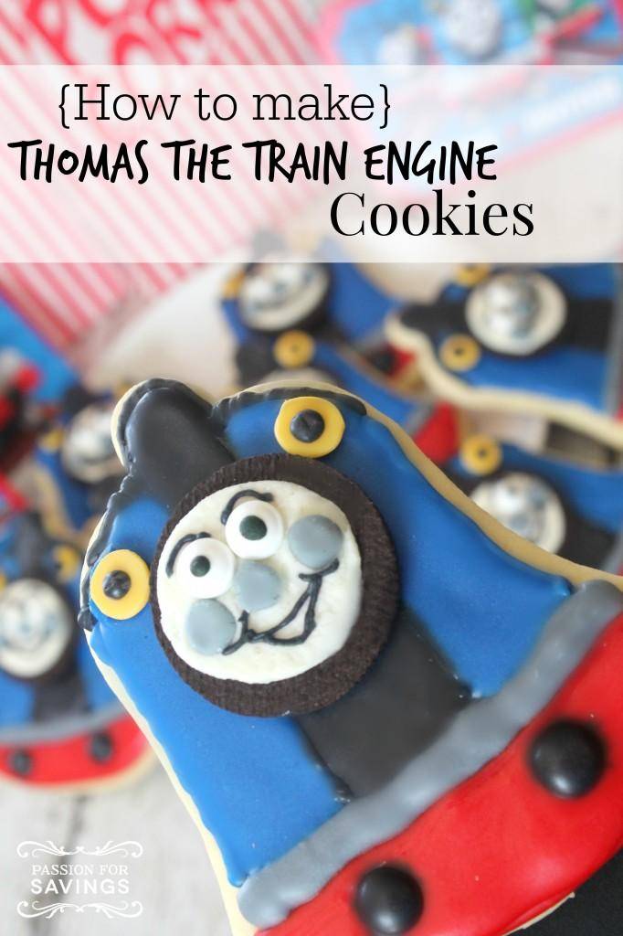 thomas the train engine cookies