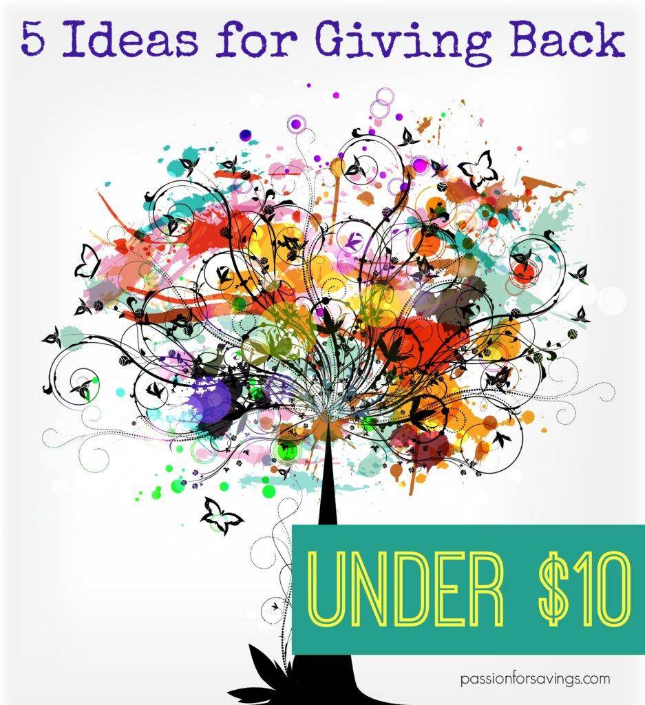 ways to give back under $10