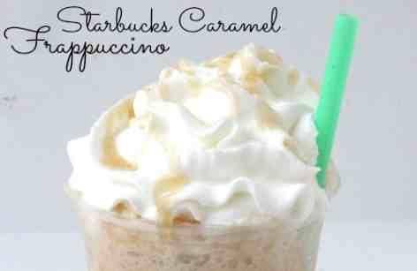 Copycat Starbucks Caramel Frappuccino Recipe