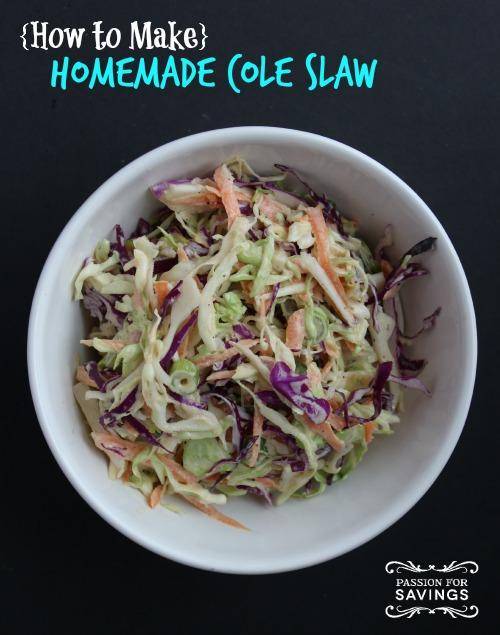 Homemade Cole Slaw Recipe