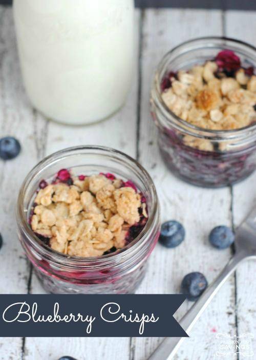 Blueberry Crisps Recipe