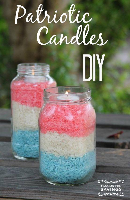 Patriotic Candles