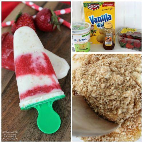 Strawberry Shortcake Pops