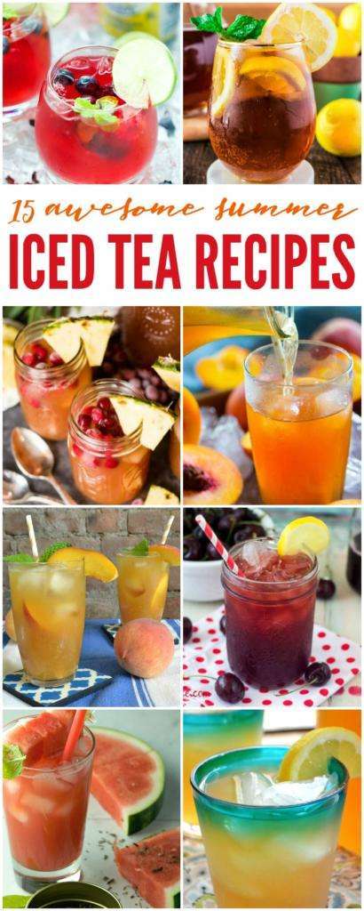 Summer Tea Recipes, Sweet Tea Favorites, Unsweet Tea Recipes, Iced Tea Recipes and more! Make some of the Best Tea Recipes this Summer!