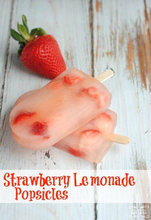 Strawberry Lemonade Popsicle Recipe
