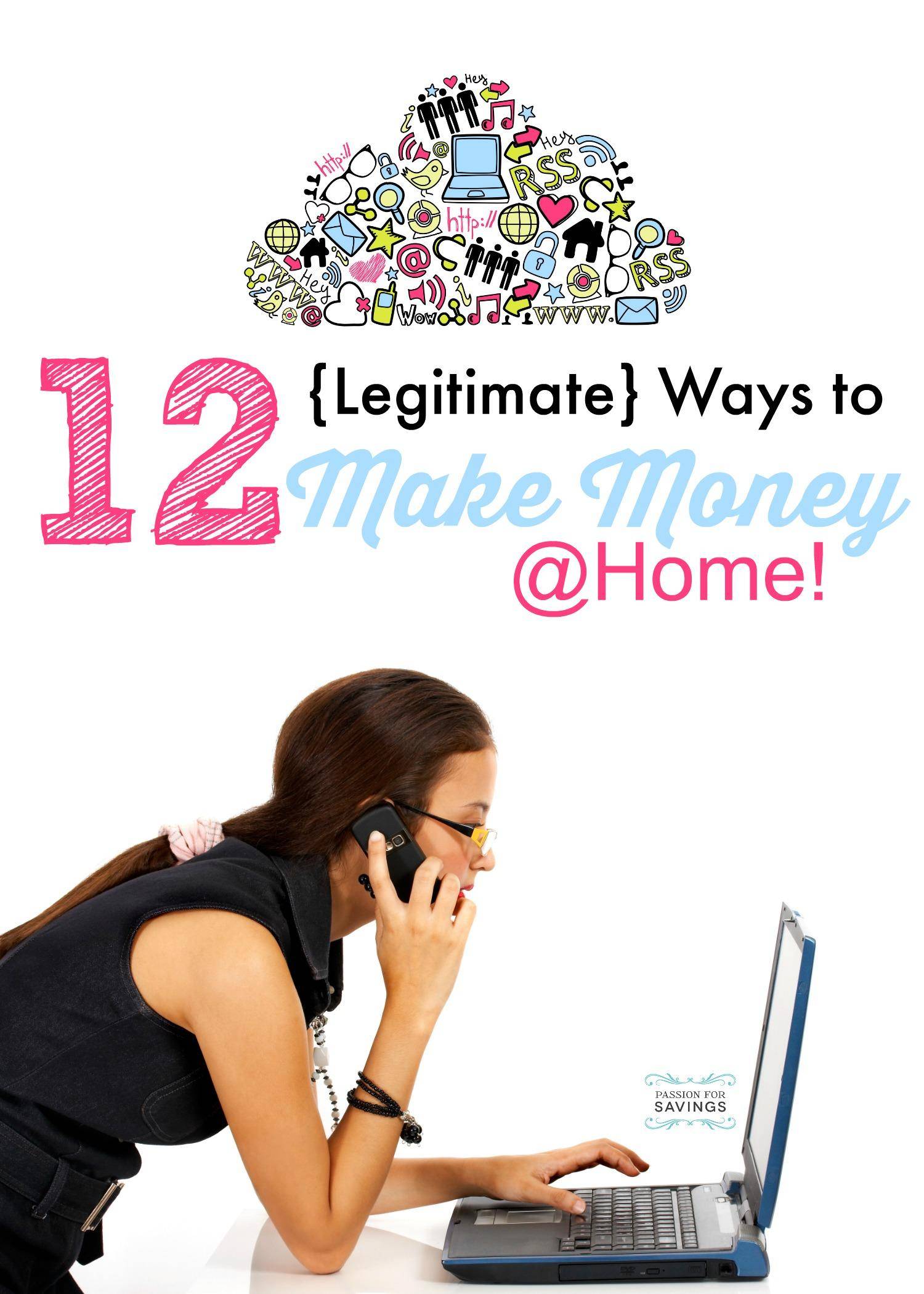 how can you make money online from home