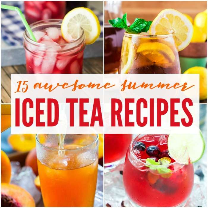 Summer Tea Recipes, Sweet Tea Favorites, Unsweet Tea Recipes, Iced Tea Recipes and more! Make some of the Best Tea Recipes this Summer!