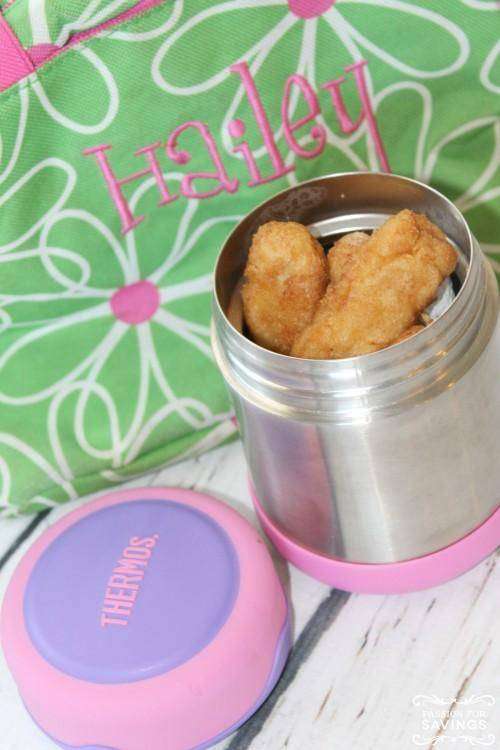 Chicken Nuggets School Lunch Box Idea