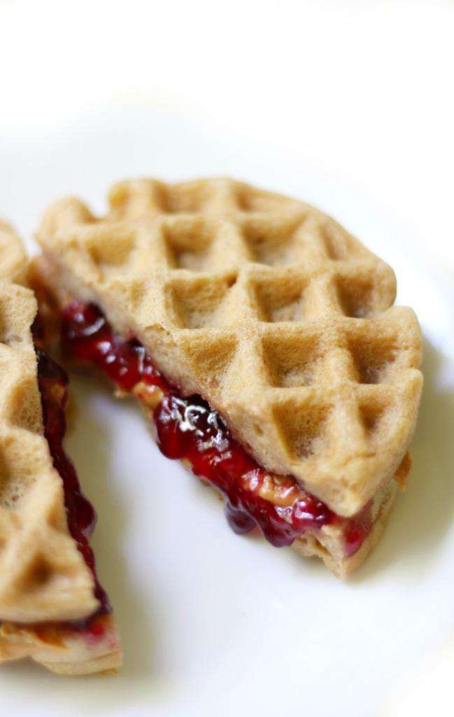 PB&J Waffle Sandwich Lunch Box Ideas for Kids