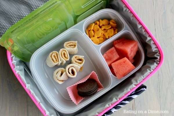 Peanut Butter Rollup Lunch Box Ideas for Kids