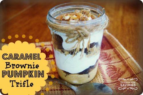 Caramel Brownie Pumpkin Trifle