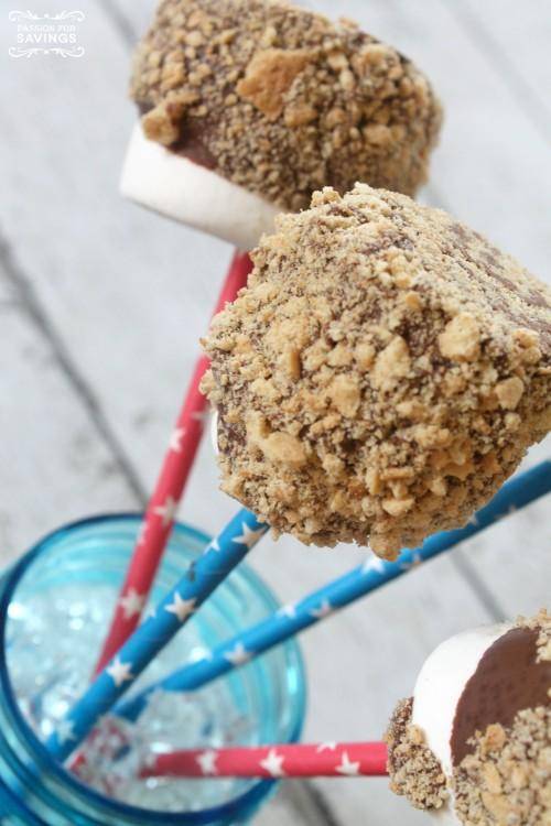 Smores Marshmallow Pops