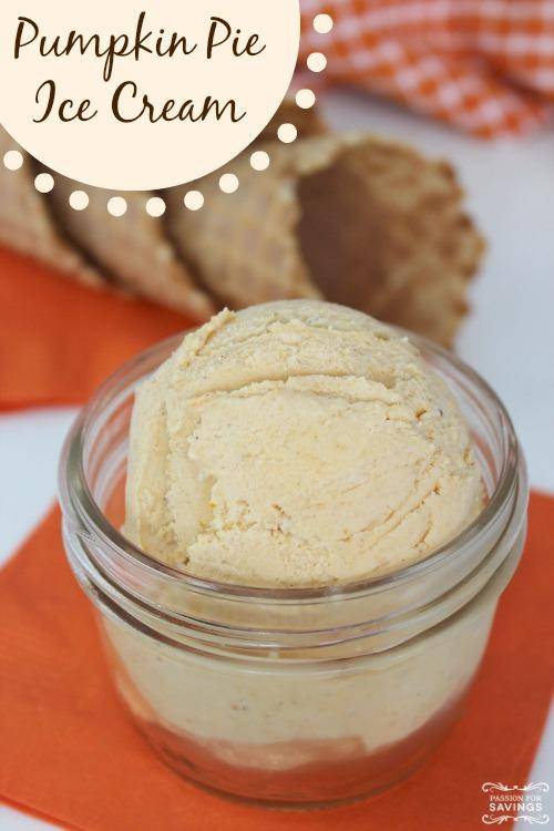 Easy No Churn Pumpkin Pie Ice Cream Recipe