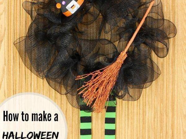How to make a halloween wreath | DIY idea