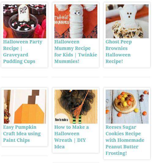 Halloween Recipes & Crafts