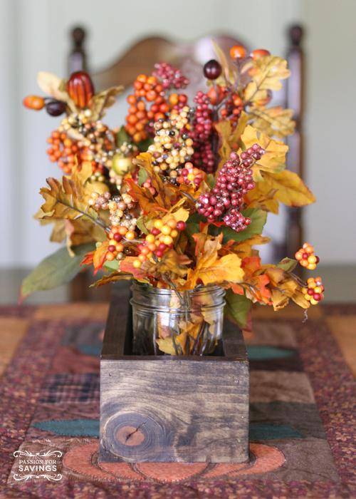 Fall Centerpiece Ideas | Create a Thanksgiving Table Box