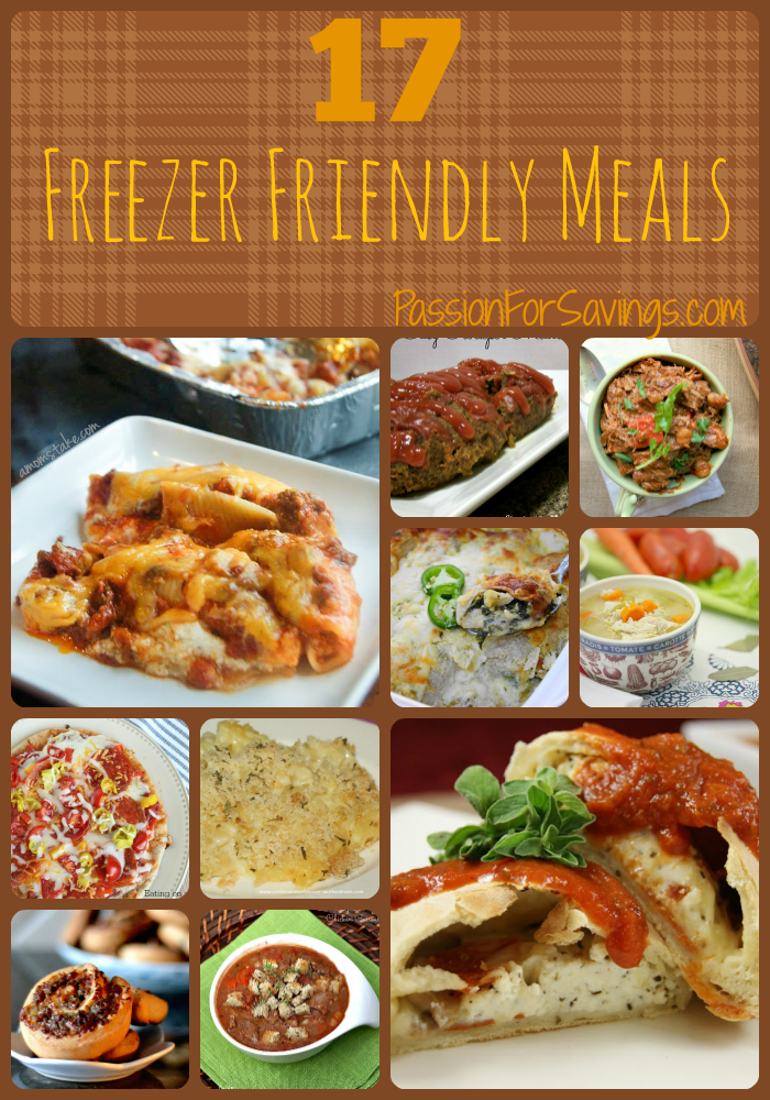 17 Freezer Friendly Meals Your Family will Love!