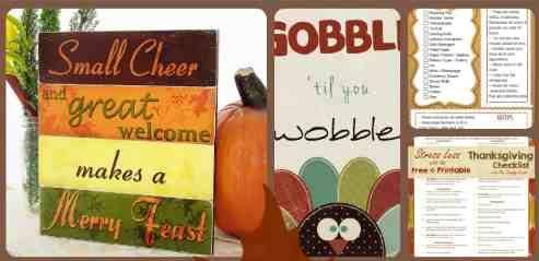 FREE Thanksgiving Day Printables 1