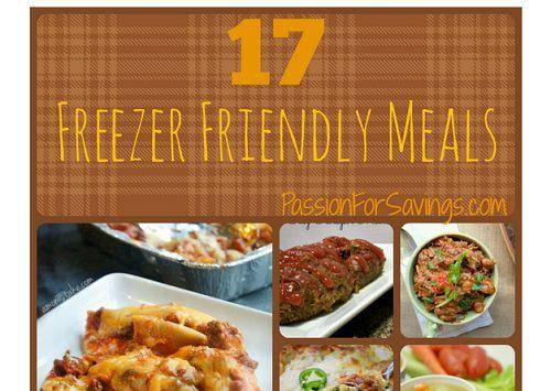 17 Freezer Friendly Meals Your Family will Love!