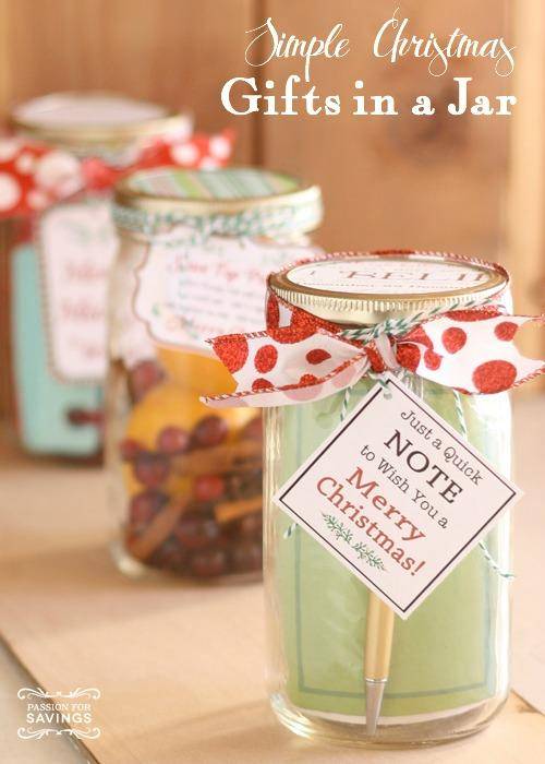 Christmas Gifts In A Jar | Simple Gift Ideas