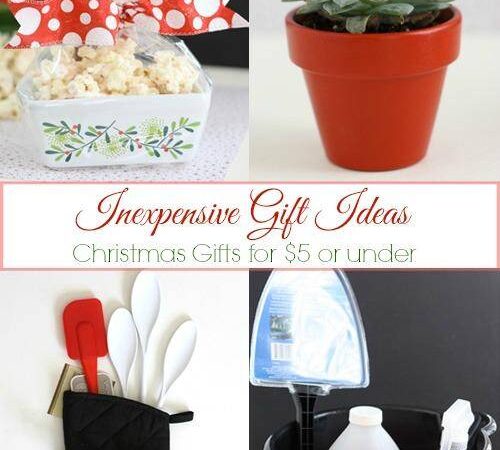 inexpensive Christmas gift ideas $5 or less