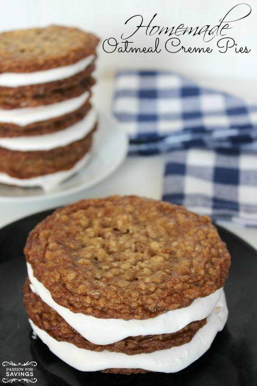 Homemade Oatmeal Creme Pies Recipe
