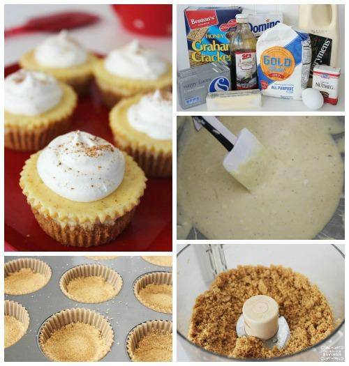 Mini Eggnog Cheesecake Recipe