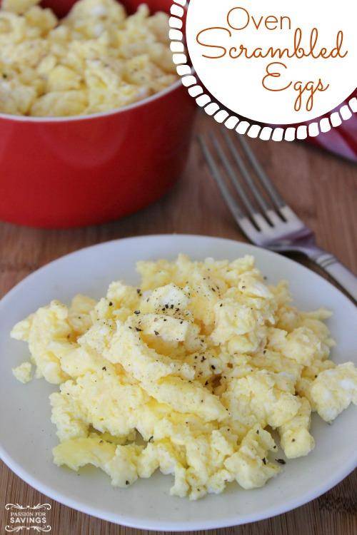 Oven Scrambled Eggs Recipe