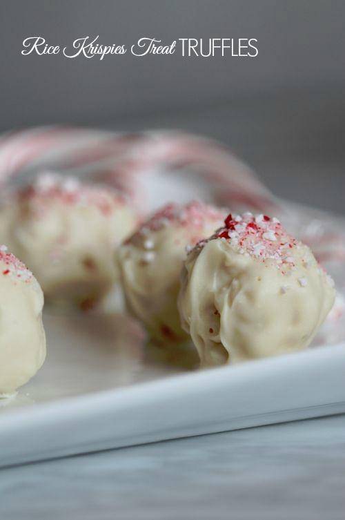 peppermint white chocolate rice krispies treat recipe