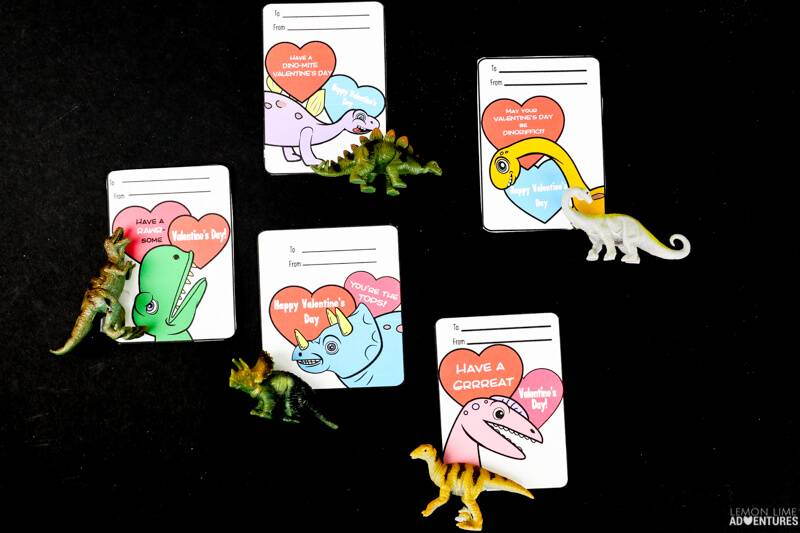 dinosaur valentines day cards