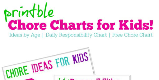 Free Printable Chore Charts