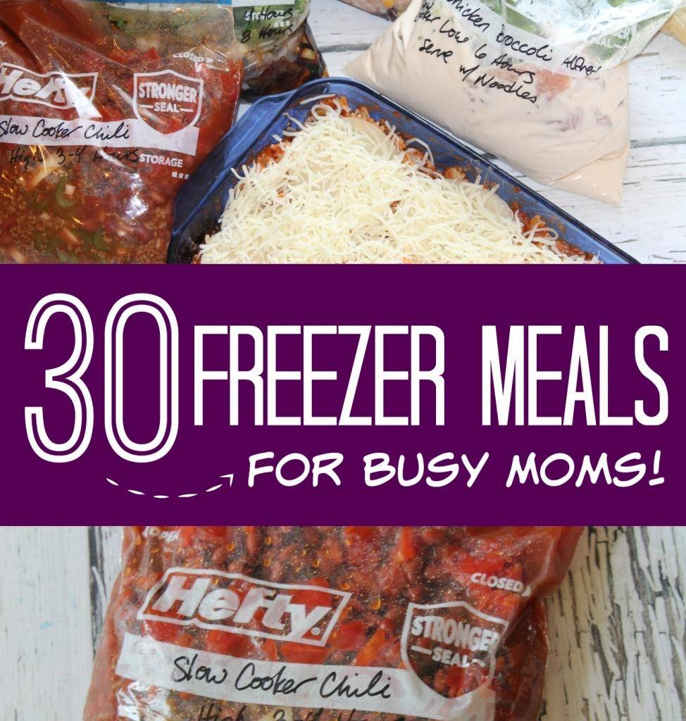 Freezer meal ideas facebook image