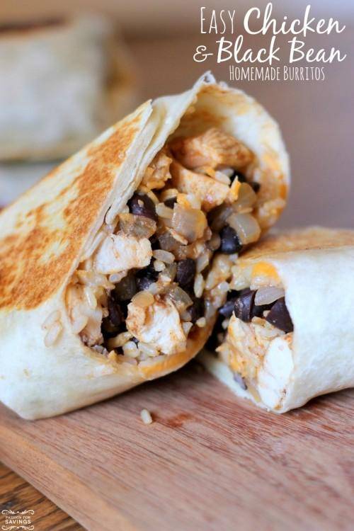 Grilled Chicken Burritos