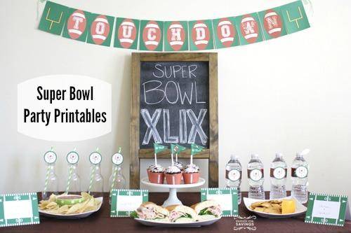 Super Bowl Party Printables | Free Printables