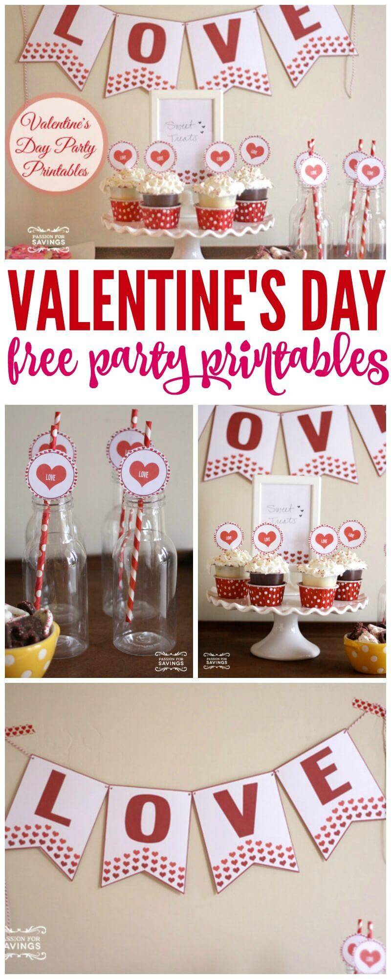 Free Valentine's Day Party Printables