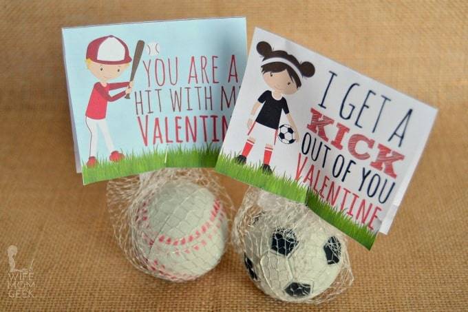sports valentines 
