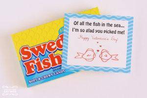 Free Printable Candy Valentine's Day Cards