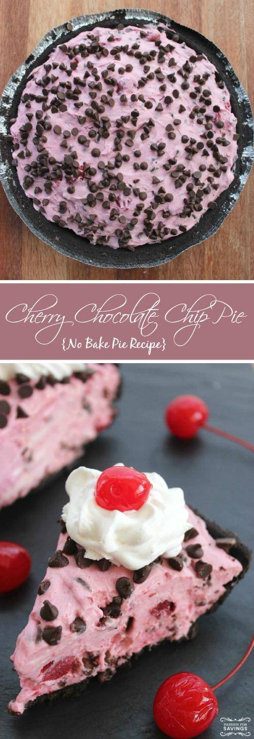 Cherry Chocolate Chip Pie Recipe