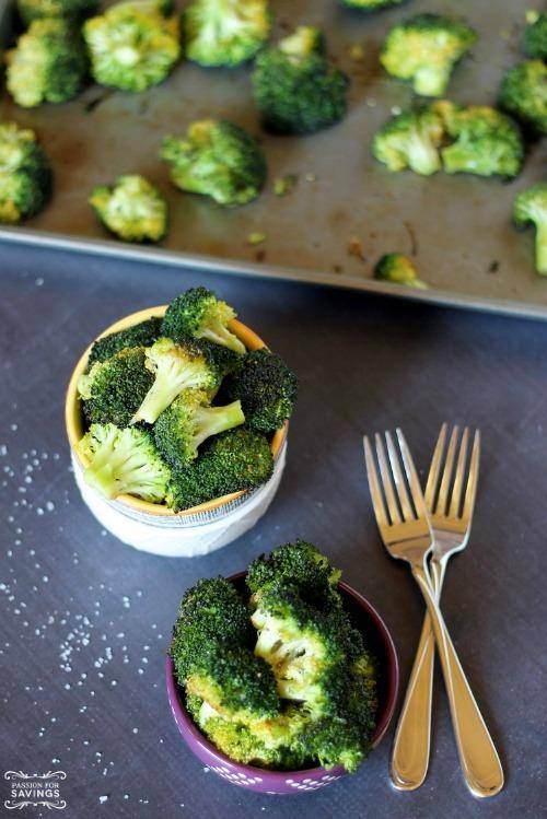 Easy Roasted Broccoli Snack